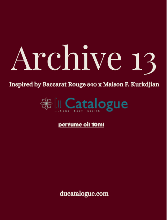 Archive 13 x inspired by Baccarat Rouge 540 x MFK