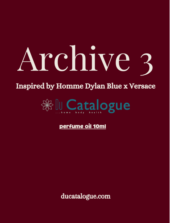 Archive 3, inspired by Homme Dylan Blue by Versace